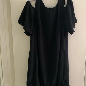 Flirty black dress